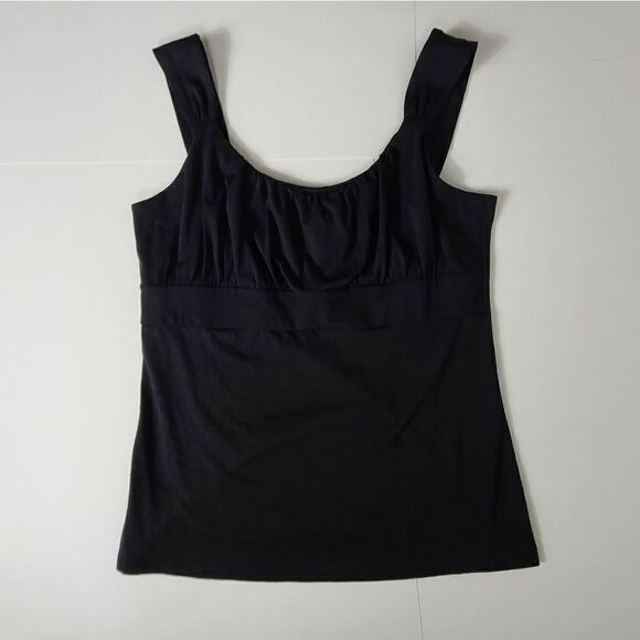 Ann Taylor Black V Neck Blouse - Picture 8 of 9